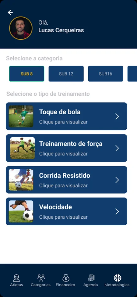 Training methods: Drills by category and type