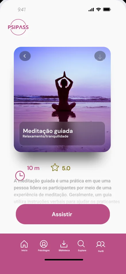Guided meditation detail